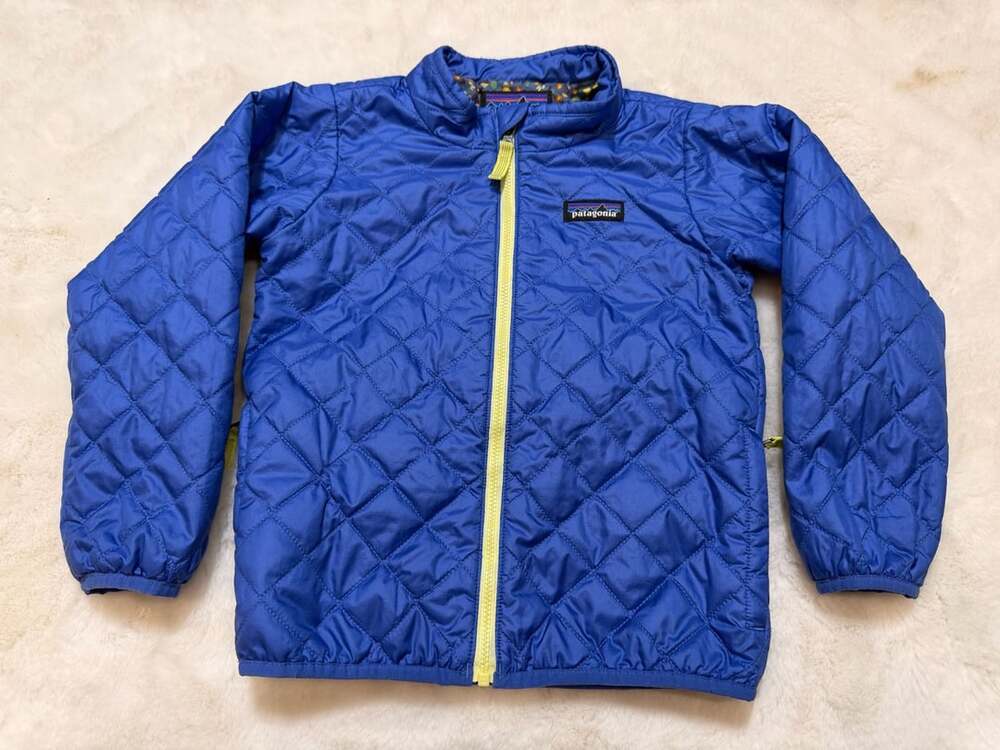 Patagonia Baby Nano Puff Jacket Size 5T Blue Quilted Puffer